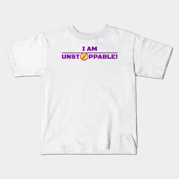 Unstoppable Kids T-Shirt by Divinekoncept